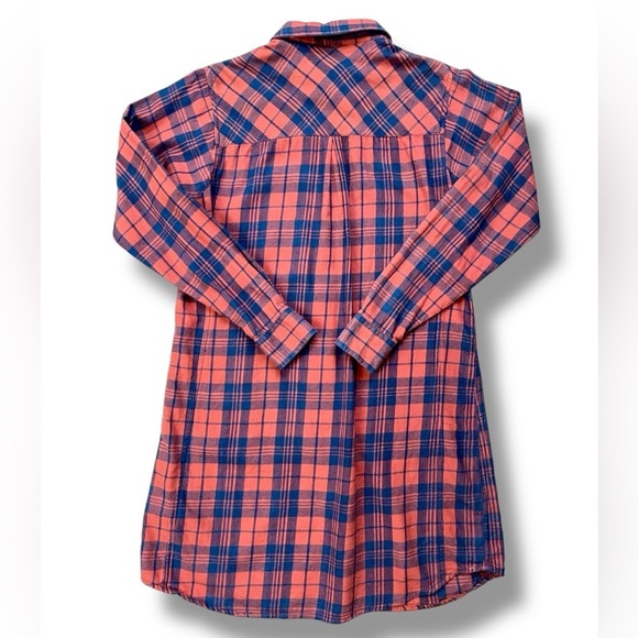 Toad & Co Plaid Button-Front Shirt Dress - Picture 6 of 6